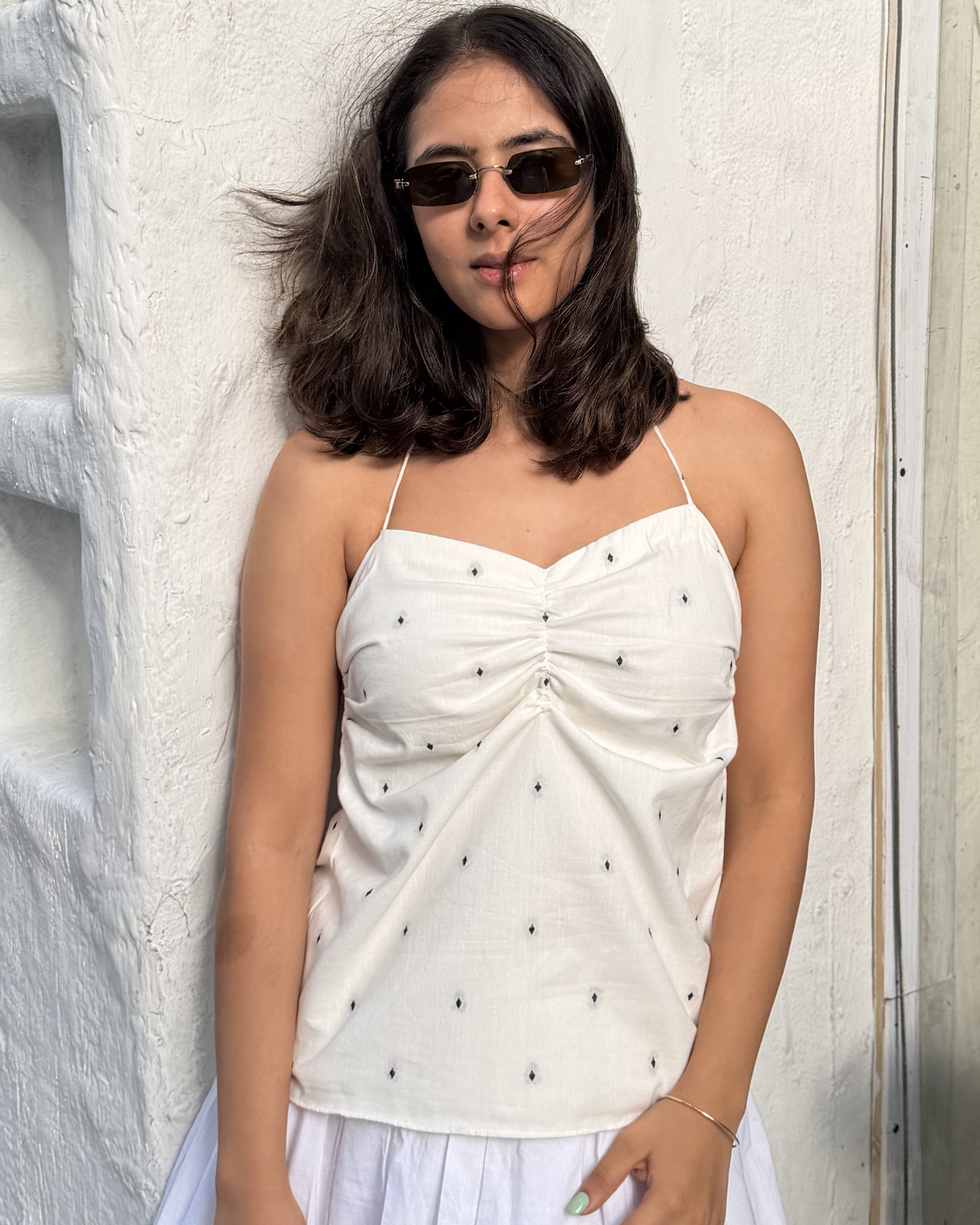 Theresa draped top