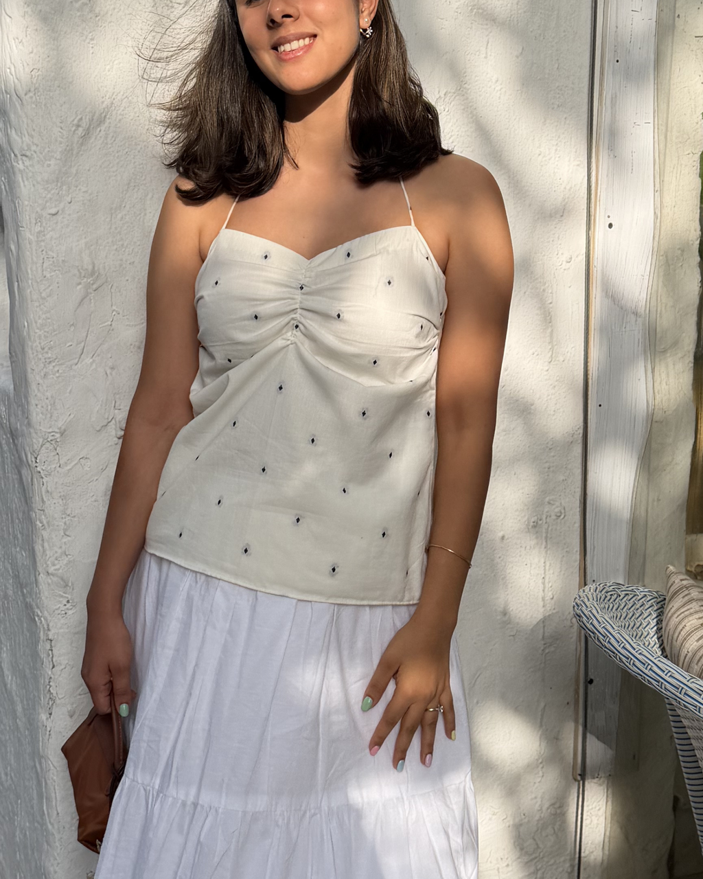Theresa draped top