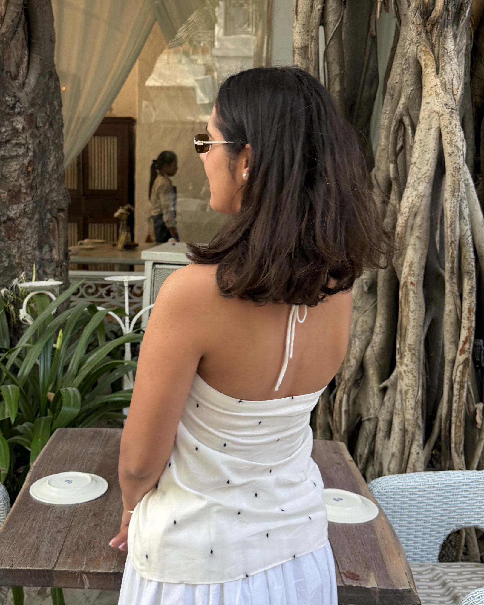 Theresa draped top