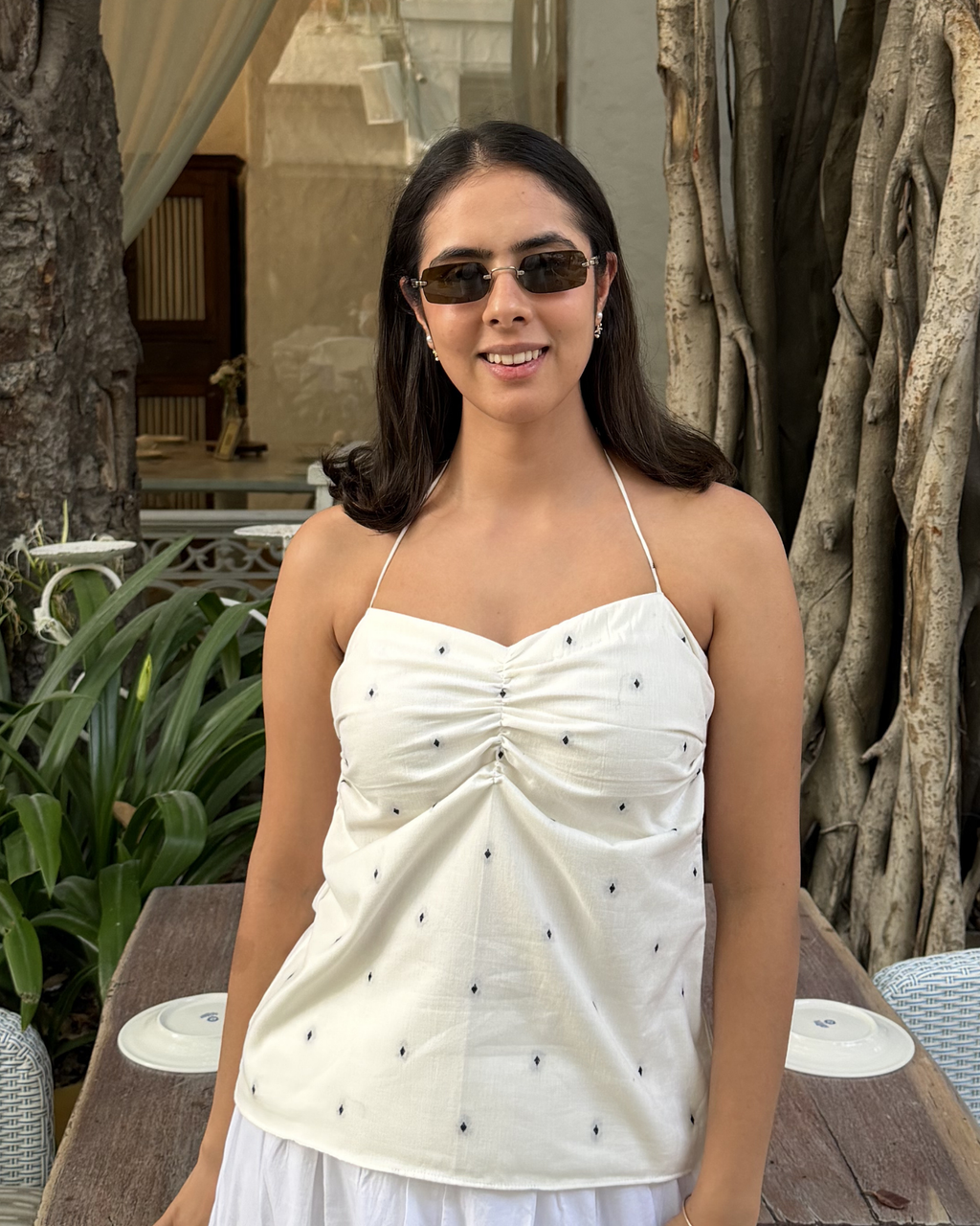 Theresa draped top