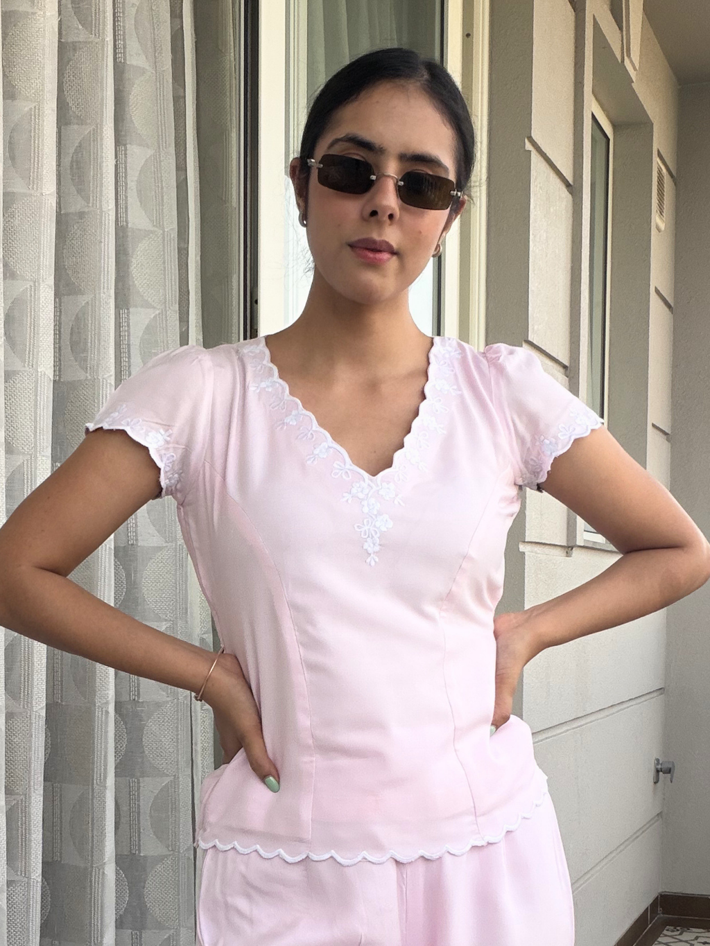 Kenny top in Pink
