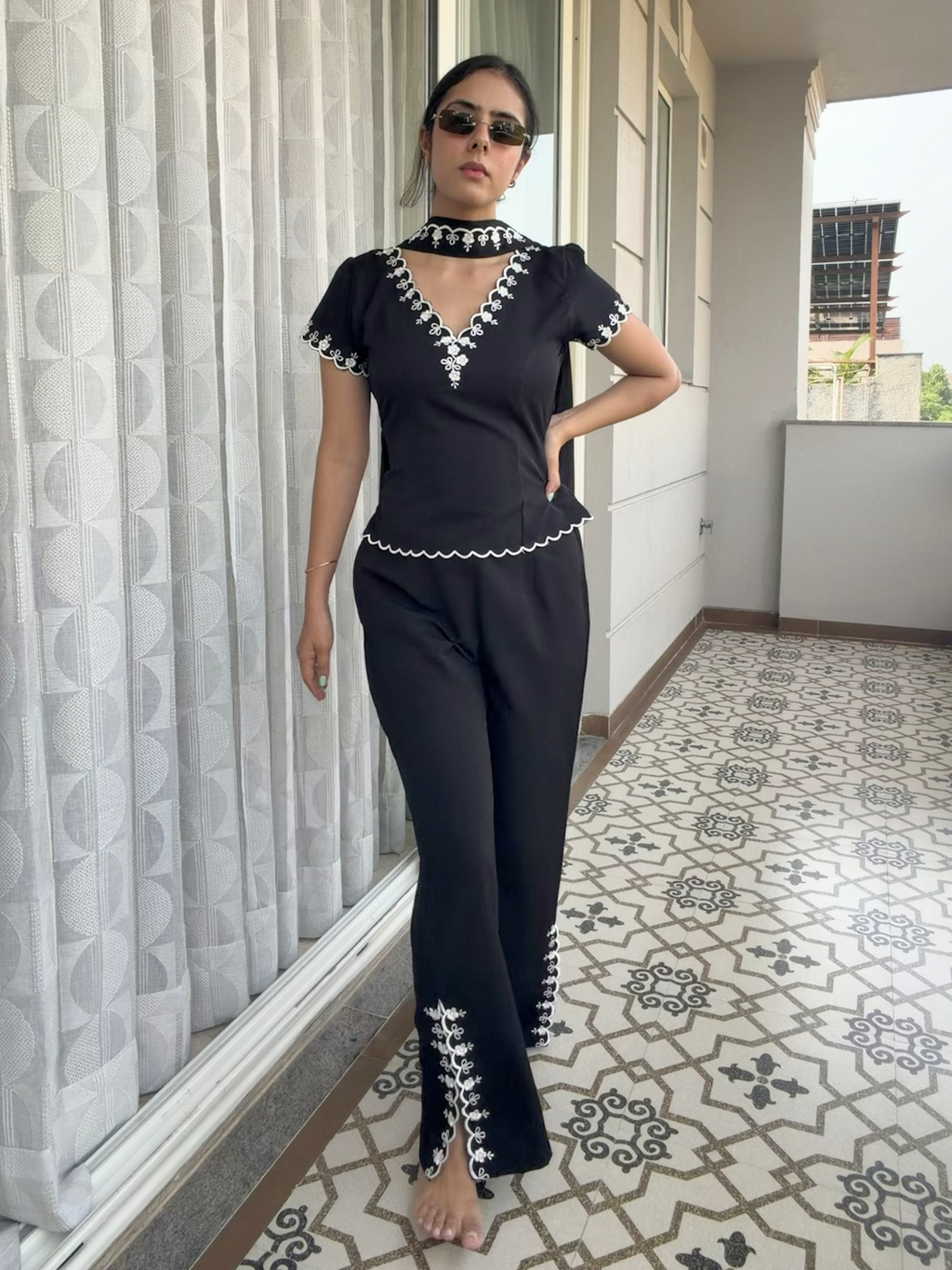 Kenny Kenny Cord-set in Black